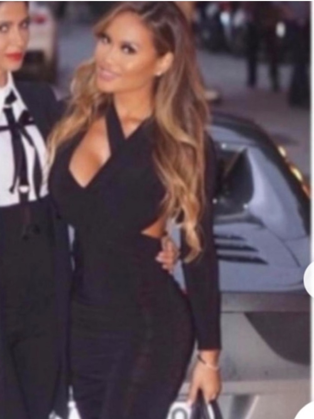 House of CB Nicolina Midi Dress Open Back $178. Black Size XS - Picture 8 of 11